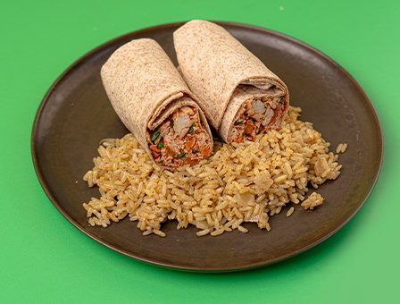 Chicken burrito