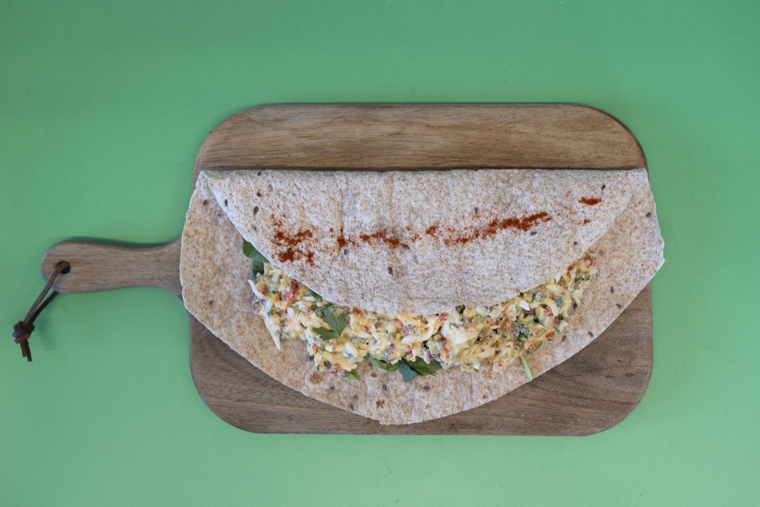 Egg salad wrap