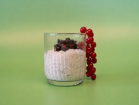 Overnight oats & chia seeds