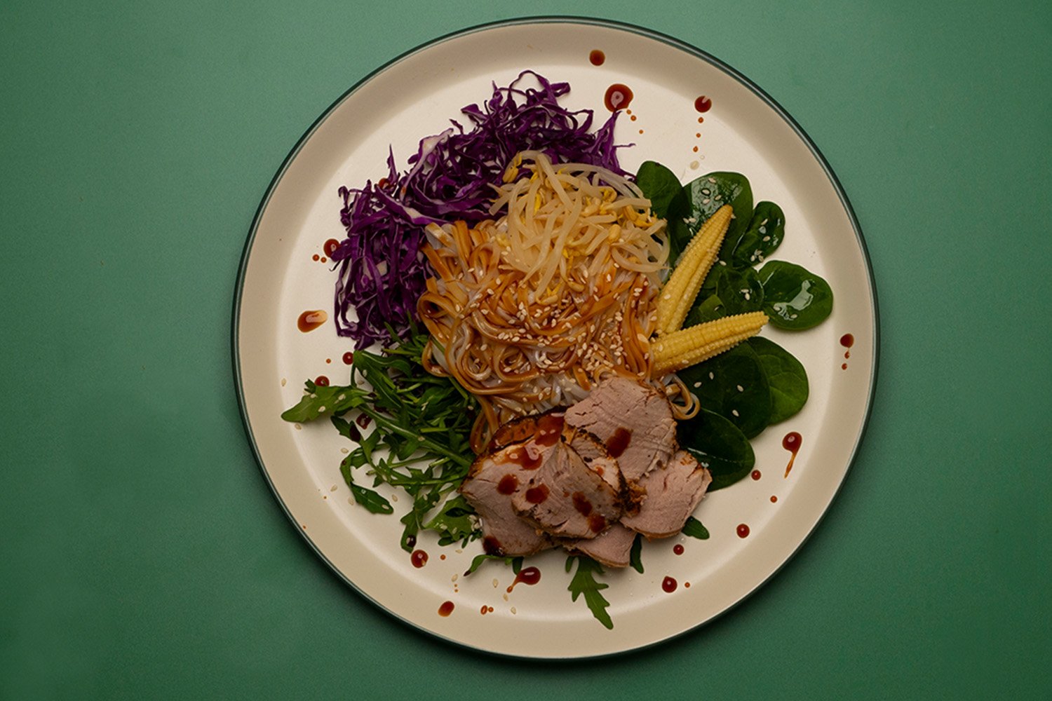Pork noodle bowl