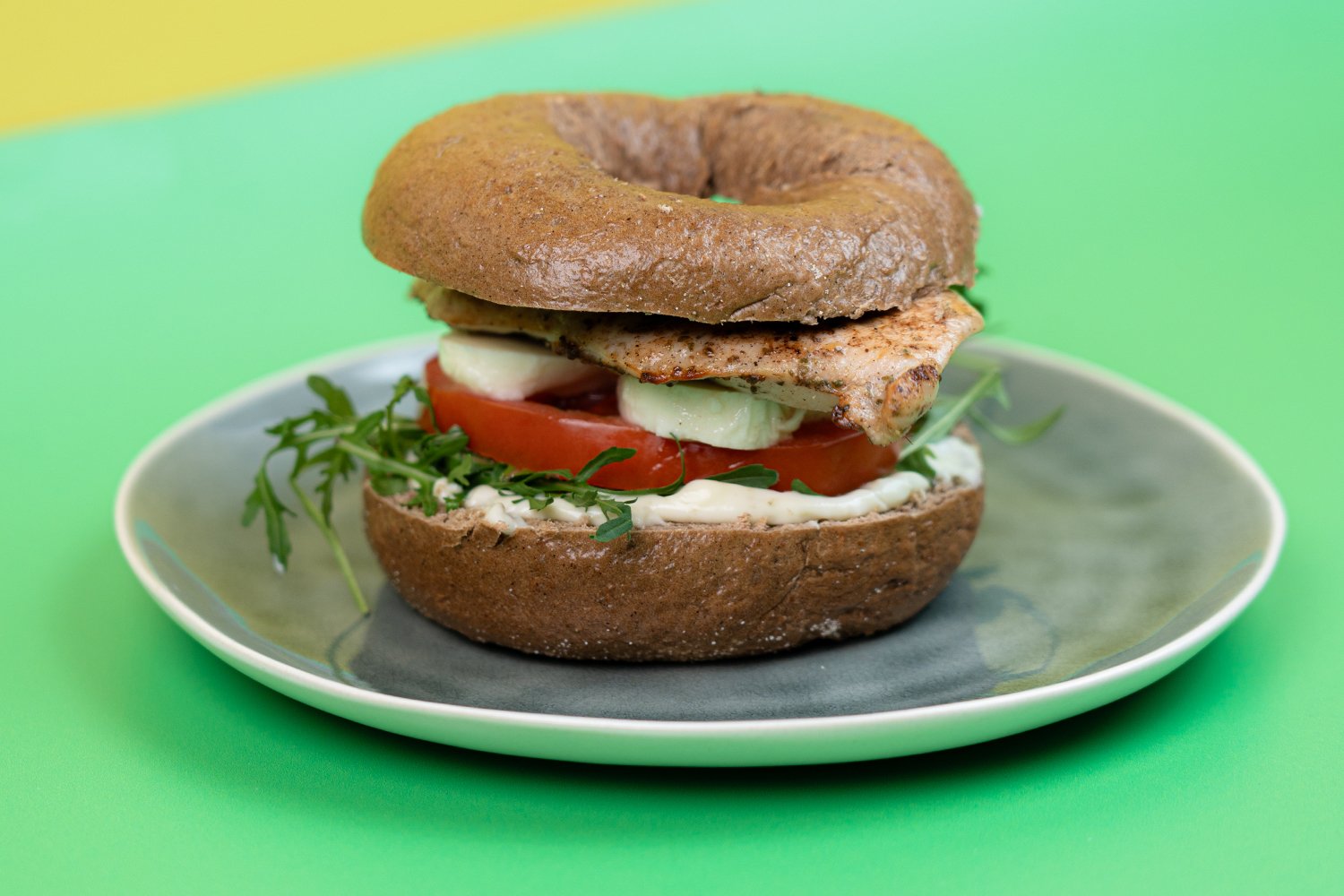 Chicken bagel