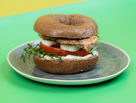 Chicken bagel