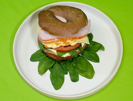 Egg bagel