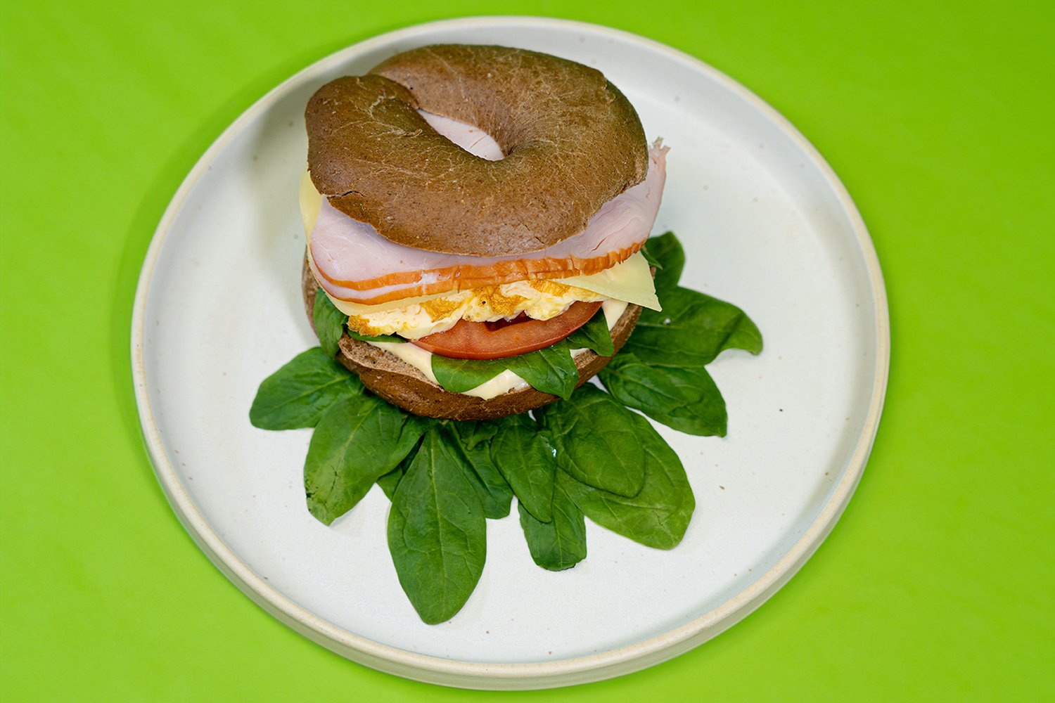 Egg bagel