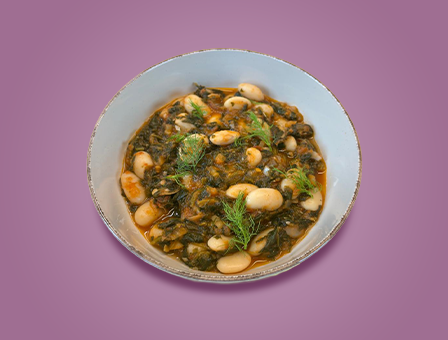 Γίγαντες με σπανάκι και πράσο