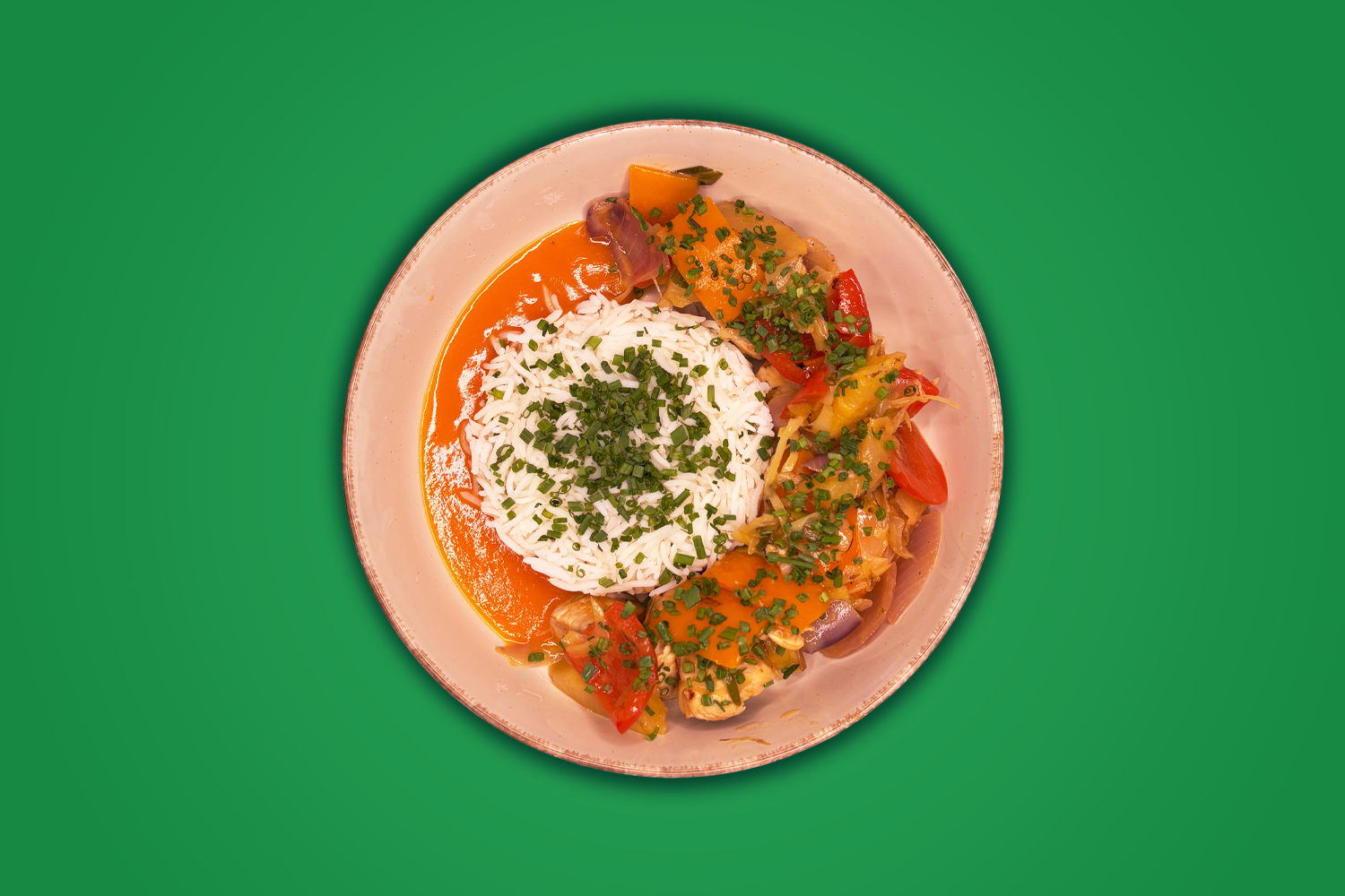 Γλυκόξινο κοτόπουλο με ρύζι basmati