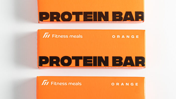 Μπάρα πρωτεΐνης με πορτοκάλι image