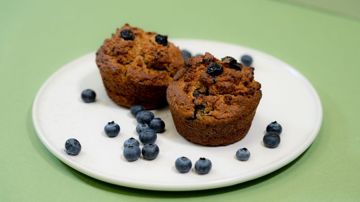 Blueberry muffins image